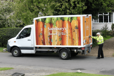 Sainsbury Delivery Van