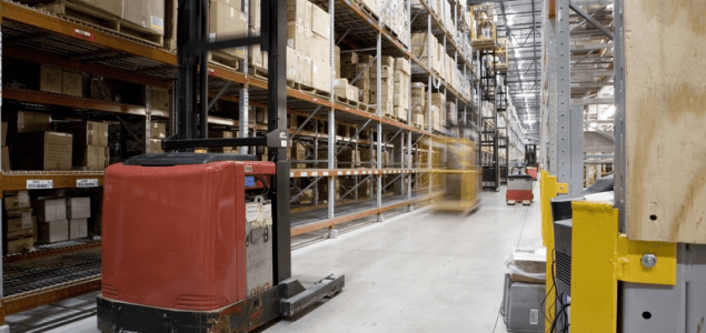 DHL supply chain warehouse