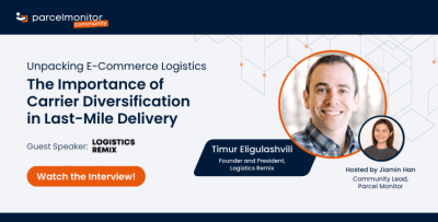 Join Timur Eligulashvili, Founder and President of Logistics Remix as he shares his insights into the importance of carrier diversification in last-mile delivery. 