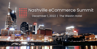 The Nashville eCommerce Summit 2022 is a boutique live event; a one-day gathering of local eCommerce experts and decision-makers across retailers, brands, merchants and solutions providers. 