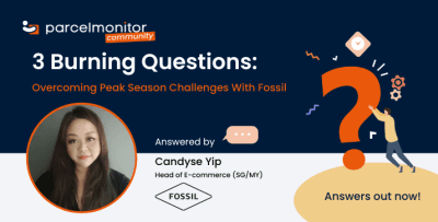 Join Candyse Yip as she answers our three burning questions on the topic of Overcoming Peak Season Challenges With Fossil.