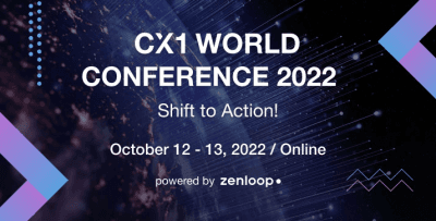 The CX1 WORLD CONFERENCE is Europe’s biggest CX event. It stands for a community based on actionable insights and impactful connections.